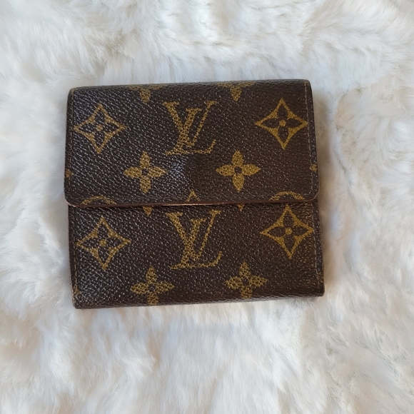Authentic LOUIS VUITTON Monogram Portefeiulle Elise Leather Wallet - Picture 2 of 9